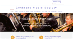 Desktop Screenshot of cochranemusic.ca