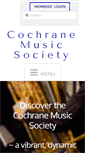 Mobile Screenshot of cochranemusic.ca